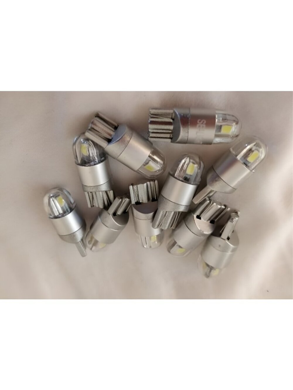 LED Bulbs 6000K White, 168 2825 T10 W5W 3030 Bright Chips, Dome Light